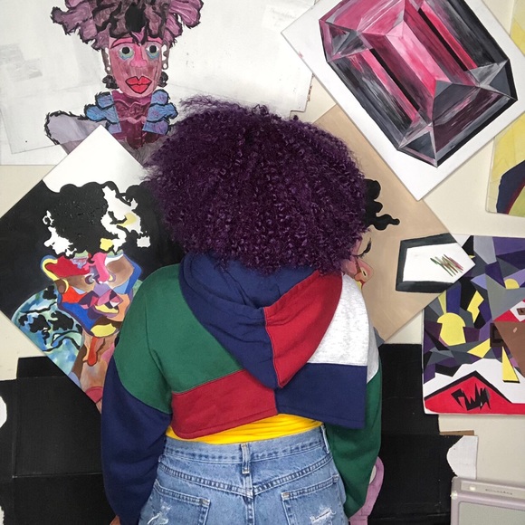 Color block pullover sweatshirt - Picture 4 of 4